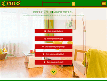Tablet Screenshot of chirs.cz